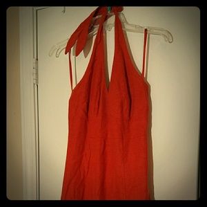 Halter dress.